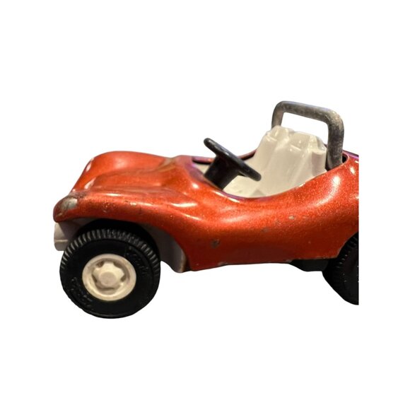 Vintage TONKA Fun Dune Buggy Pressed Steel Metallic Orange Toy Vehicle Made USA - Picture 6 of 12
